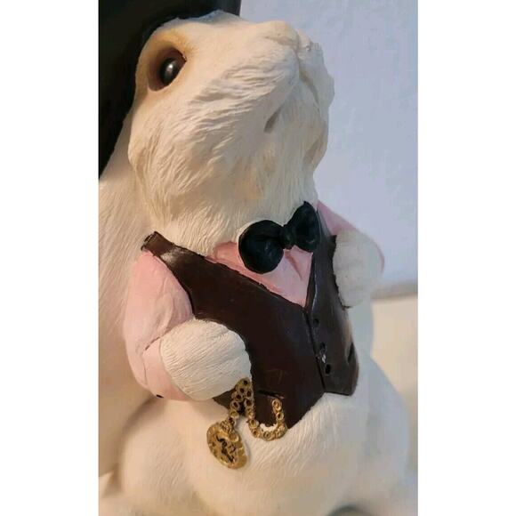 CBC Rabbit Figurine from Alice in Wonderland Hand Painted - Picture 4 of 11